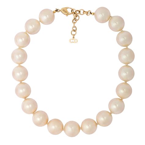 dior blood pearl necklace|dior pearls necklace.